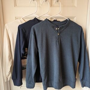 Abercrombie Kids Boys Long Sleeve Shirt Lot 9/10